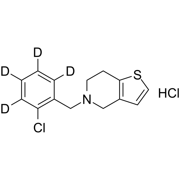 Ticlopidine-d4 hydrochloride图片