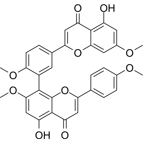 Amentoflavone 7,4',7'',4'''-tetramethyl ether图片