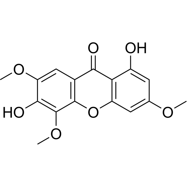3,8-Dihydroxy-2,4,6-trimethoxyxanthone图片