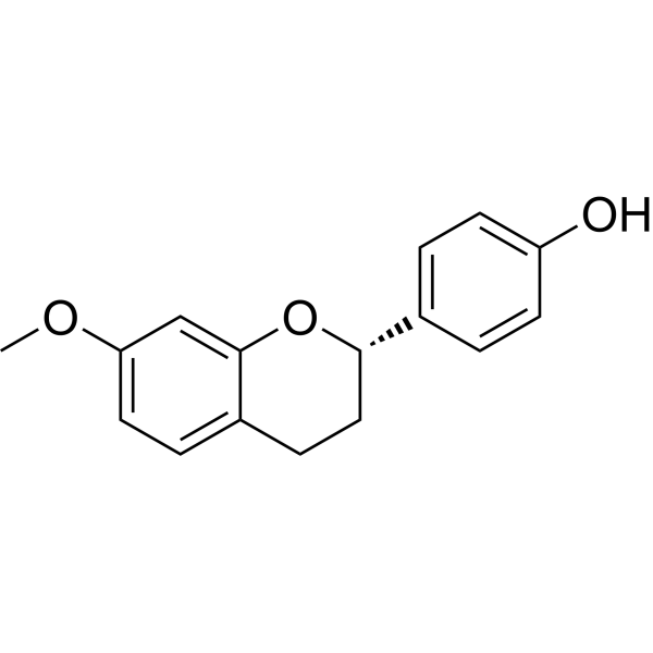 (2S)-4'-Hydroxy-7-methoxyflavan图片