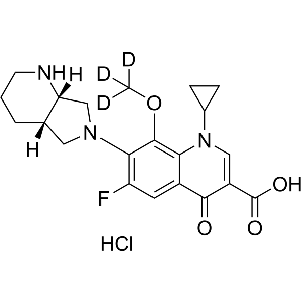 Moxifloxacin-d3 hydrochloride图片
