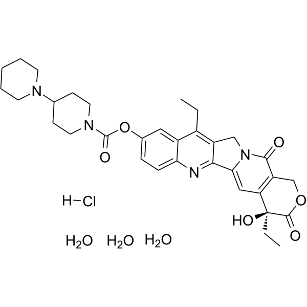 Irinotecan hydrochloride trihydrate图片