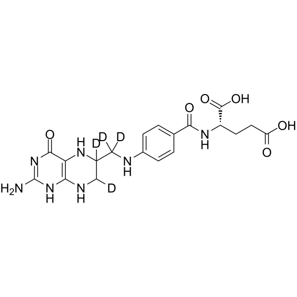 Tetrahydrofolic acid-d4图片