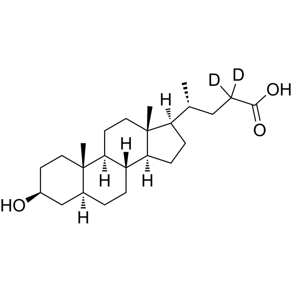 Isoallolithocholic acid-d2图片
