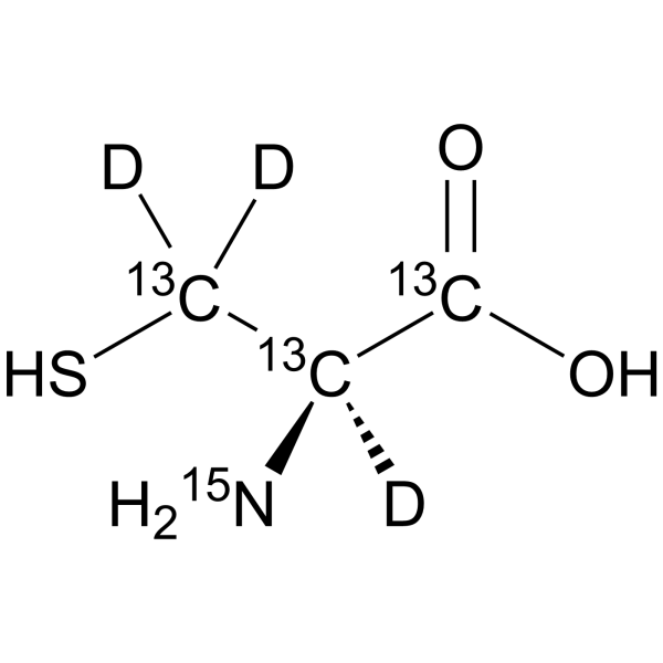 L-Cysteine-13C3,15N,d3图片