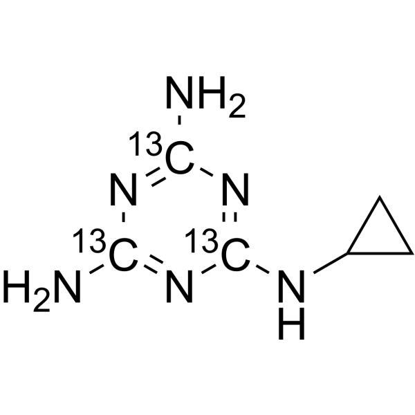 Cyromazine-13C3图片