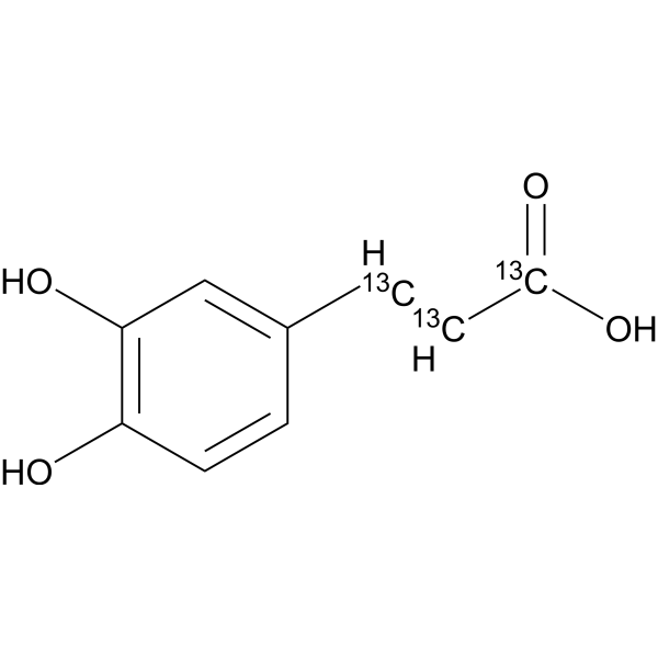 Caffeic Acid-13C3图片