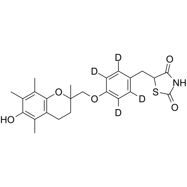 Troglitazone-d4图片