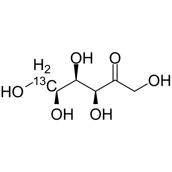 (3S,4R,5S)-1,3,4,5,6-Pentahydroxyhexan-2-one-13C-2图片