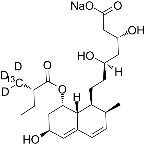 Pravastatin-13C,d3 sodium图片