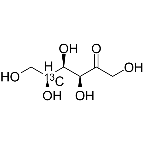 (3S,4R,5S)-1,3,4,5,6-Pentahydroxyhexan-2-one-13C-1图片