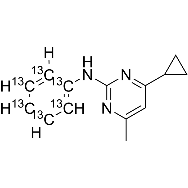 Cyprodinil-13C6图片