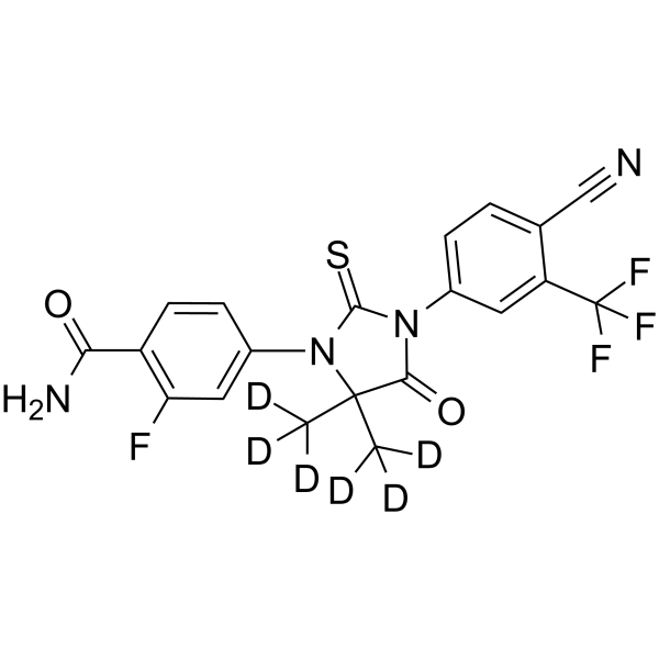 N-desmethyl Enzalutamide-d6图片