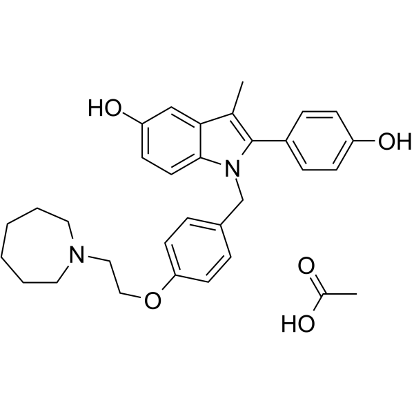 Bazedoxifene acetate图片