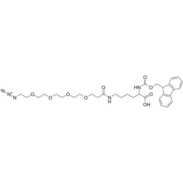 N-Fmoc-N'-(azido-PEG4)-L-Lysine图片