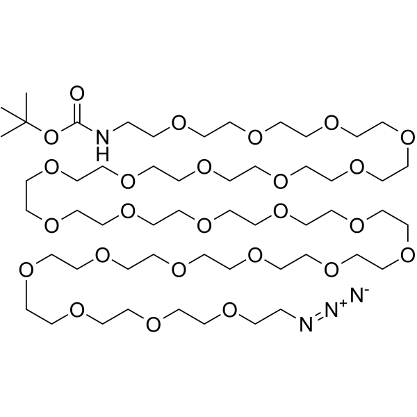 Boc-NH-PEG23-CH2CH2N3图片