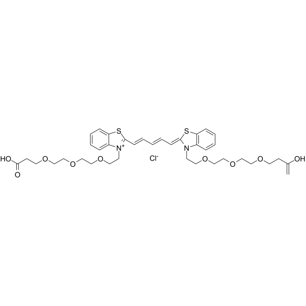 N,N'-bis-(Acid-PEG3)-benzothiazole Cy5图片
