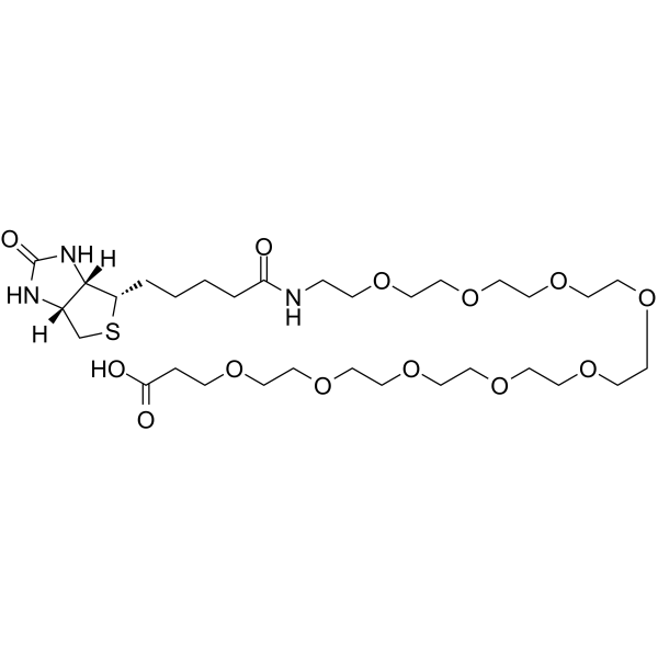 Biotin-PEG9-CH2CH2COOH图片