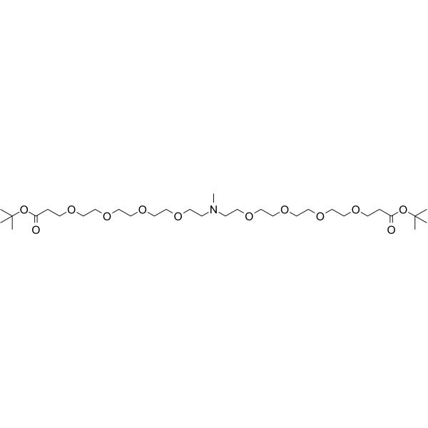 N-Me-N-bis(PEG4-C2-Boc)图片