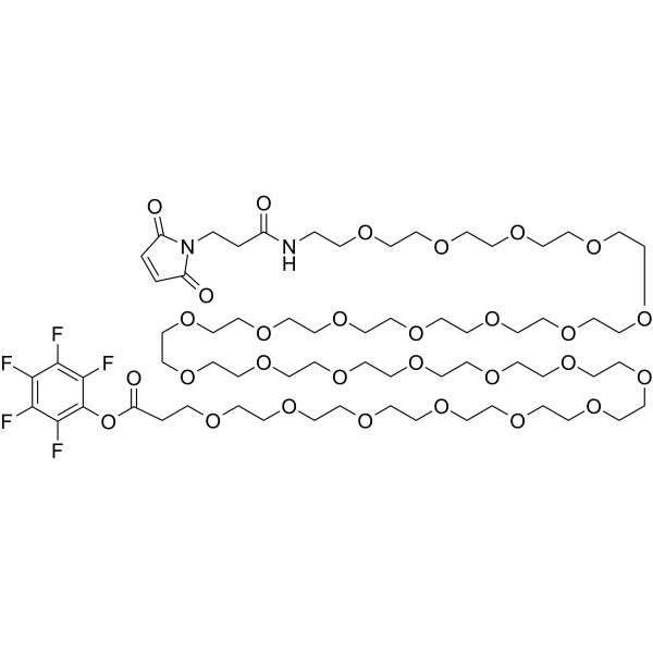 Mal-NH-PEG24-CH2CH2COOPFP ester图片
