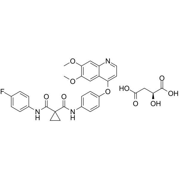 Cabozantinib S-malate图片