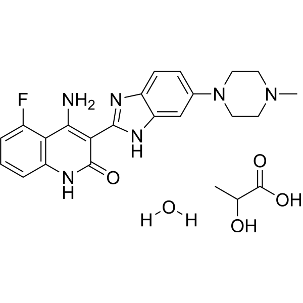Dovitinib lactate hydrate图片