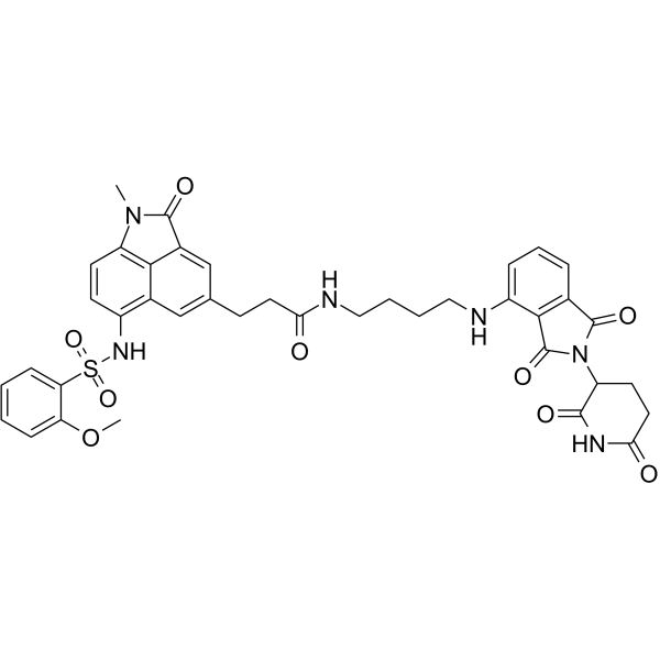 PROTAC BRD2/BRD4 degrader-1图片