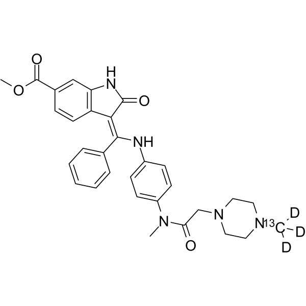 Nintedanib-13C,d3图片