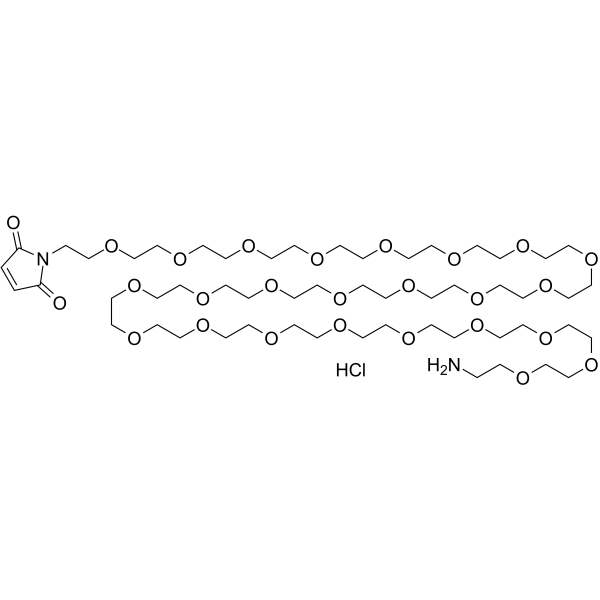 Mal-PEG25-NH2 hydrochloride图片