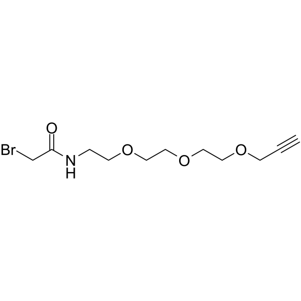 Bromoacetamide-PEG3-propargyl图片