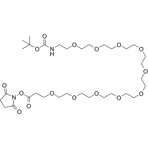Boc-NH-PEG10-NHS ester图片