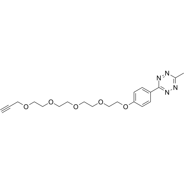 Methyltetrazine-PEG5-alkyne图片