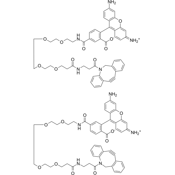 Carboxyrhodamine 110-PEG4-DBCO图片