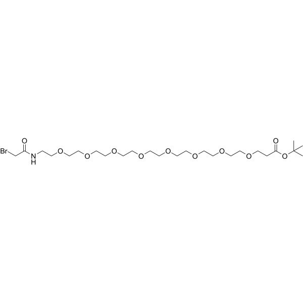 Bromoacetamido-PEG8-Boc图片