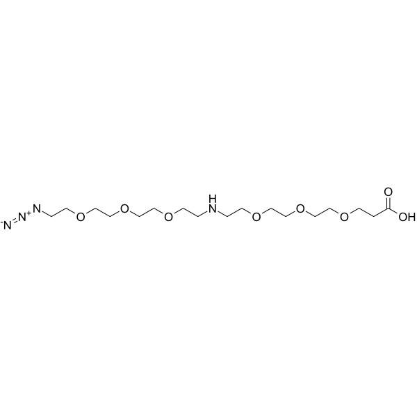 N-(Azido-PEG3)-NH-PEG3-acid图片