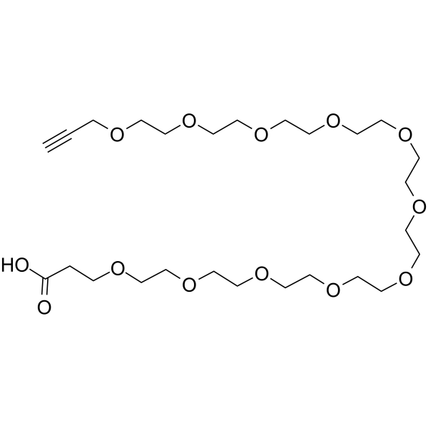 Propargyl-PEG11-acid图片