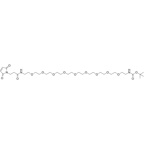 Mal-amido-PEG9-NH-Boc图片