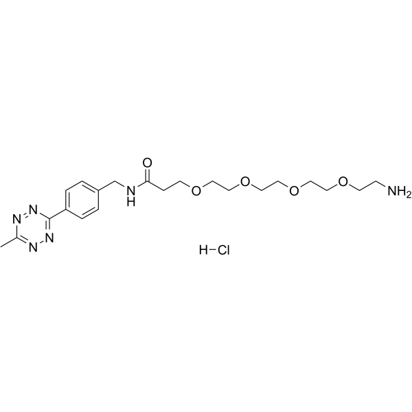 Methyltetrazine-PEG4-amine hydrochloride图片