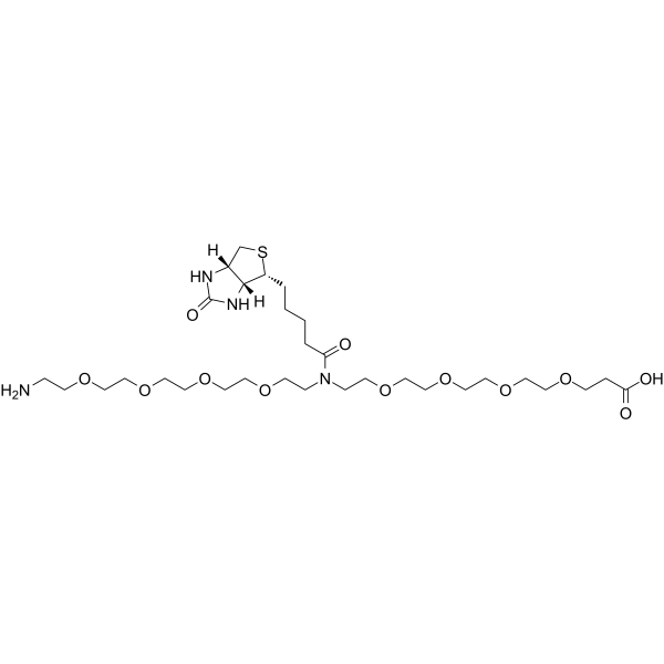 N-(Amino-PEG4)-N-Biotin-PEG4-acid图片