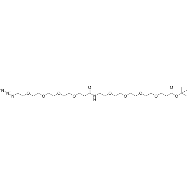 Azido-PEG4-amido-PEG4-Boc图片