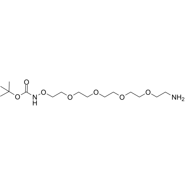 t-Boc-Aminooxy-PEG4-amine图片