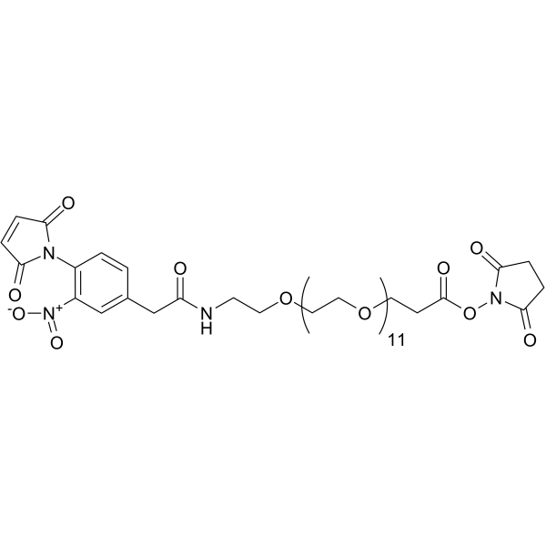 Mal-NO2-Ph-PEG12-NHS图片