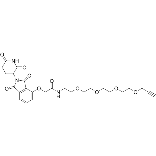 Thalidomide-O-amido-PEG4-propargyl图片