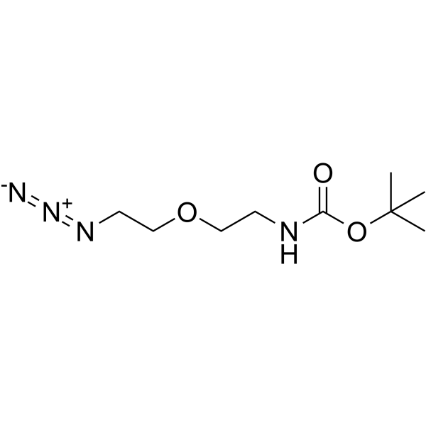 Boc-NHCH2CH2-PEG1-azide图片