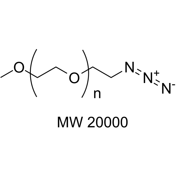 m-PEG-azide(MW 20000)图片