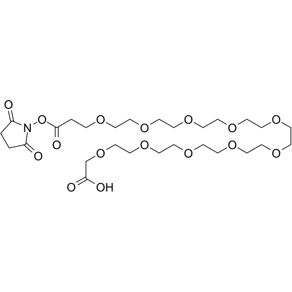 NHS ester-PEG10-COOH图片