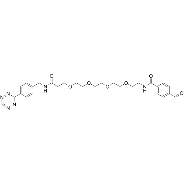 Tetrazine-Ph-PEG4-Ph-aldehyde图片