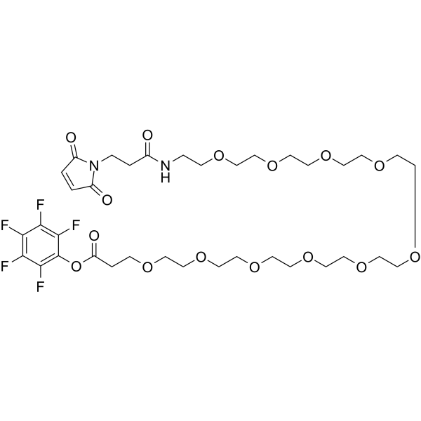 Mal-NH-PEG10-CH2CH2COOPFP ester图片