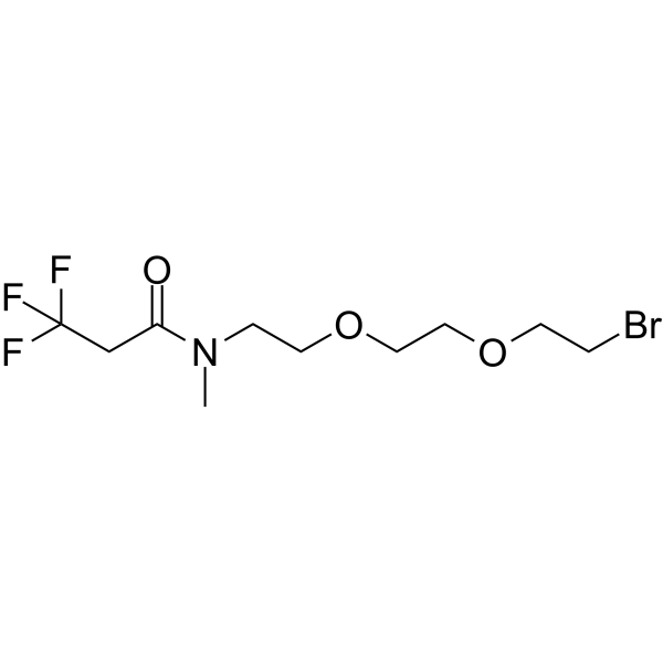 N-Ethyl-3,3,3-trifluoro-N-methylpropanamide-PEG2-Br图片