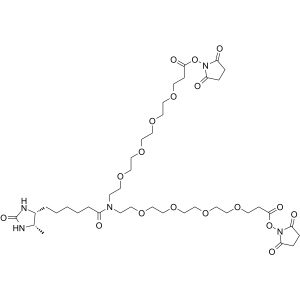 N-Desthiobiotin-N-bis(PEG4-NHS ester)图片